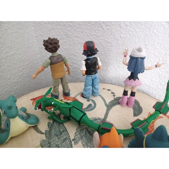 Pokemon Diamond & Pearl Ash, Dawn, Brock Figures Jakks Pacific + 11 Figurin lot - Picture 7 of 10